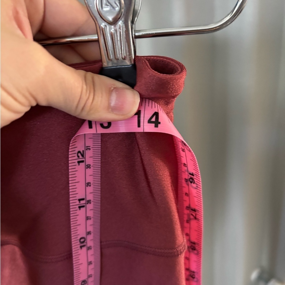 Athleta red elation shine high rise tight - Picture 5 of 8